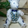 Teddybär, 11,5 cm hoch, Tradition 10- BSN 8071^Bunzlauer Keramik Discount
