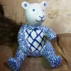 Teddybär, 11,5 cm hoch, Tradition 2, BSN 8063^Bunzlauer Keramik Hot