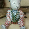Teddybär, 11,5 cm hoch, Unikat 1, BSN 8087^Bunzlauer Keramik Sale