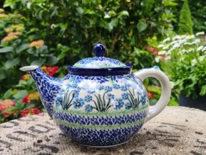 Teekanne, 1,2 l, Forget me not, BSN J-1782^Bunzlauer Keramik New