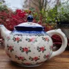 Teekanne, 1,2 l Tea Rose^Bunzlauer Keramik New