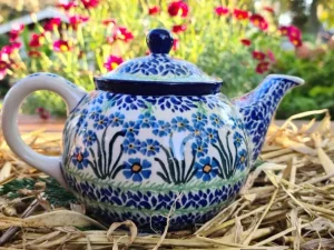 Teekanne, 900 ml, Forget me not - BSN J-1884^Bunzlauer Keramik Clearance