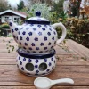 Teekanne mit Stövchen, 1200 ml, Trad. 3 - BSN 4021^Bunzlauer Keramik Hot