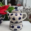 Teekanne mit Stövchen, Miniatur, Tradition 22 - BSN 1851^Bunzlauer Keramik Sale