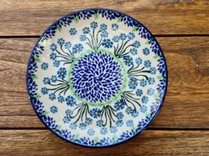 Teller, Ø 20 cm, Forget me not, BSN J-1721^Bunzlauer Keramik Outlet