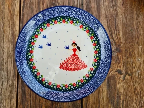 Teller, Ø 20 cm, Prinzessin rot^Bunzlauer Keramik Sale