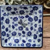 Teller / Platte 15x15 cm, Dragonfly, BSN A-0946^Bunzlauer Keramik New