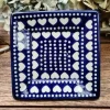 Teller / Platte 15x15 cm, Ich Dich auch, BSN s-457^Bunzlauer Keramik Sale