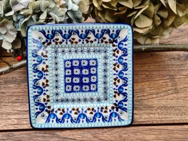 Teller / Platte 15x15 cm, Marrakesch^Bunzlauer Keramik Fashion