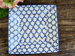 Teller / Platte 20x20 cm, Tradition 25, BSN m-088^Bunzlauer Keramik Best