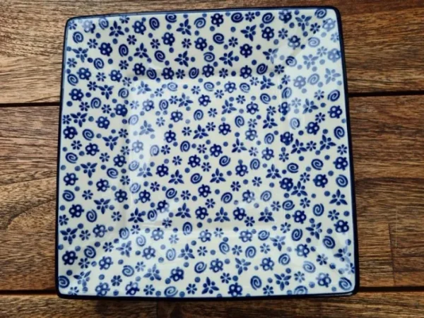 Teller / Platte 20x20 cm, Tradition 12, BSN m-076^Bunzlauer Keramik Sale