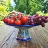 Tortenplatte auf Fuß, Ø 29cm, 13cm, Unikat^Bunzlauer Keramik Sale