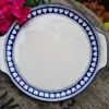 Tortenplatte, ca. Ø 33/30 cm, White Valentine, BSN R-071^Bunzlauer Keramik Outlet