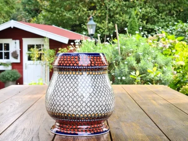 Vase, 22 cm hoch, Ø 13 cm, 4500 ml, Unikat 1, BSN 21818^Bunzlauer Keramik Fashion