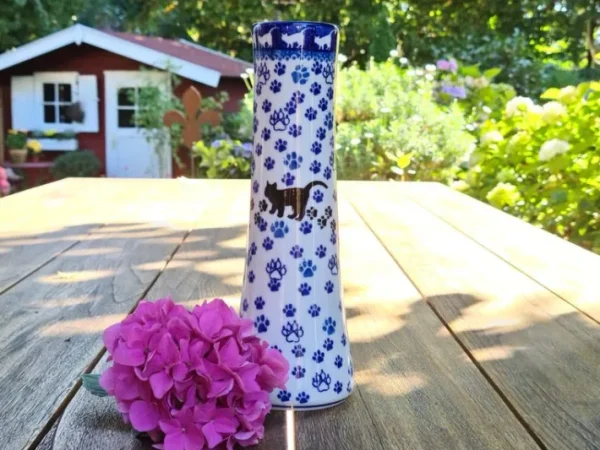 Vase, ca. 25 cm, 750 ml, Katze, BSN A-0067^Bunzlauer Keramik Discount