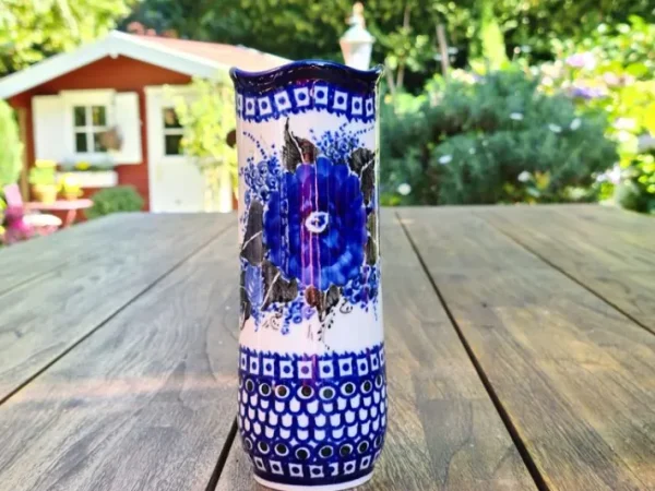 Vase, ca. 18 cm hoch, 500 ml, Unikat 2 - BSN 20483^Bunzlauer Keramik Discount