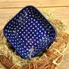 Viereckschale, 9,5 x 9,5 cm, Höhe 4,5 cm, Unikat 22- BSN 10429^Bunzlauer Keramik Outlet