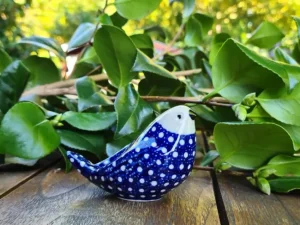 Vogel, 9,5 x 6,5 cm, Unikat 22, Wohnen Geschirr - BSN 20970^Bunzlauer Keramik Hot