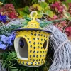 Vogelhaus , ca. Höhe 20 cm, 16 x 14 cm, Tradition 20^Bunzlauer Keramik Discount