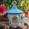 Vogelhaus , ca. Höhe 20 cm, 16 x 14 cm, Smile^Bunzlauer Keramik New