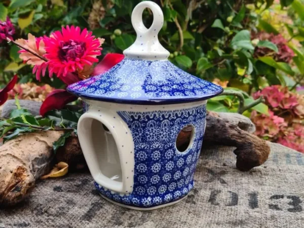 Vogelhaus , ca. Höhe 20 cm, 16 x 14 cm, Lace^Bunzlauer Keramik Sale