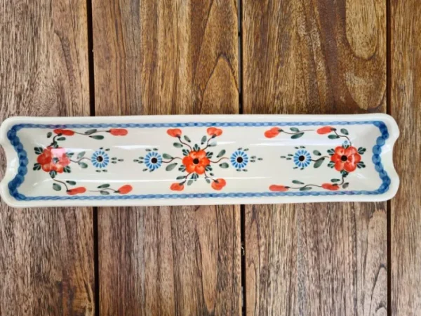 Vorspeisenschale, 34 cm lang, polish pottery - Tradition 53^Bunzlauer Keramik New