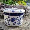Wasser-Butterdose, Flower Festival^Bunzlauer Keramik Sale
