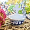 Weihwasserbecken, Höhe 14 cm, White Valentine, Bunzlauer Geschirr^Bunzlauer Keramik Fashion