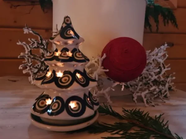 Windlicht Tannenbaum, 15 cm, Tradition 10, BSN m-903^Bunzlauer Keramik Fashion