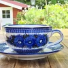 XXL Einzelstück! Tasse mit Untertasse, 4 l Vol., Unikat 2 - BSN 6430^Bunzlauer Keramik Outlet