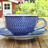 XXL Einzelstück! Tasse mit Untertasse, 4 l Vol., Tradition 4 - BSN 6419^Bunzlauer Keramik Fashion