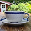 XXL Einzelstück! Tasse mit Untertasse, 4 l Vol., Tradition 26 - BSN 6152^Bunzlauer Keramik Fashion