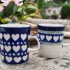 Zweisamkeit, 150 ml, 2er Set Espressobecher / Kinderbecher, BSN J-4670^Bunzlauer Keramik New