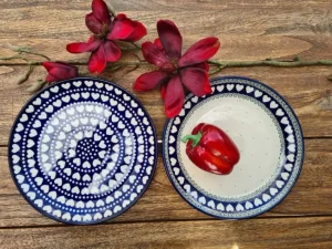 Zweisamkeit, 2er Set Dessertteller / Kuchenteller, Ø 20 cm, BSN J-4636^Bunzlauer Keramik Discount